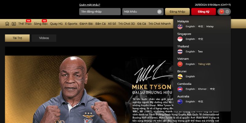 Tích hợp đa dạng ngôn ngữ cho người chơi lựa chọn God55